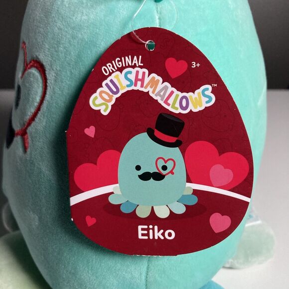 Squishmallows: EIKO 12-Inch Fancy Octopus (Kelly Toys) Ultrasoft Stuffed Plush - Picture 3 of 8